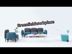 Klassische, moderne, gemeinsame Arbeitsplatzmöbel.